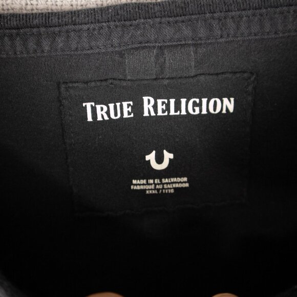 True Religion Logo Longsleeve Stripped XXXL - Picture 6 of 6